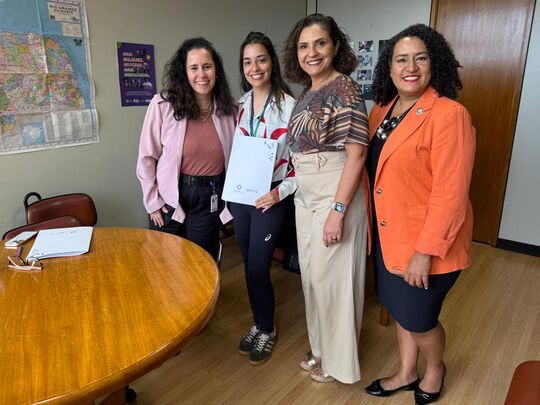 Sinditamaraty leva propostas de políticas para mulheres no serviço público ao gabinete da deputada federal Natália Bonavides