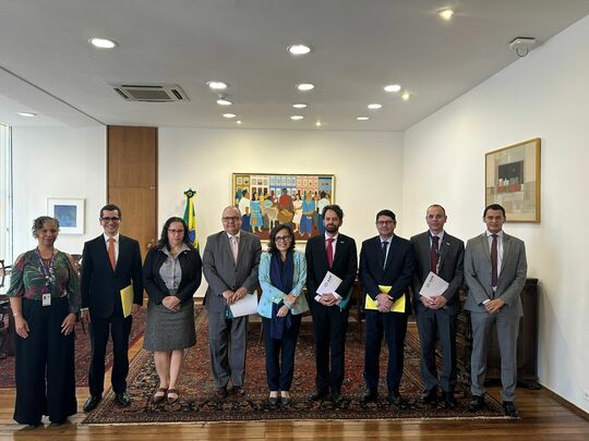 SG recebe ADB Sindical e Sinditamaraty. Em pauta: remoções, diárias, auxílio-moradia e banco de horas