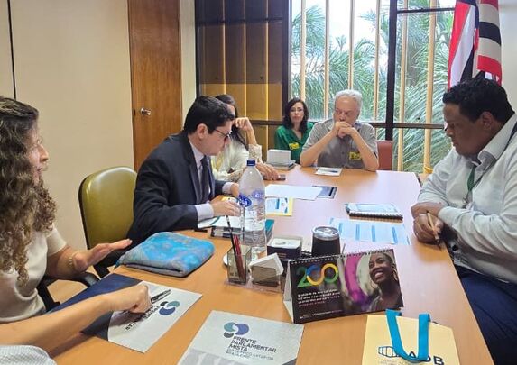 Sinditamaraty e ADB Sindical se reúnem com assessoria de Duarte Júnior para tratar de pautas da nova Frente Parlamentar do Serviço Exterior Brasileiro