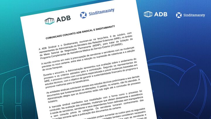 Licitação do seguro-saúde: sindicatos cobram transparência e participação