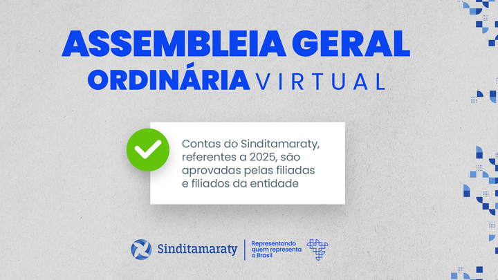 Com 100% de aprovação, Sinditamaraty encerra votação das contas de 2025