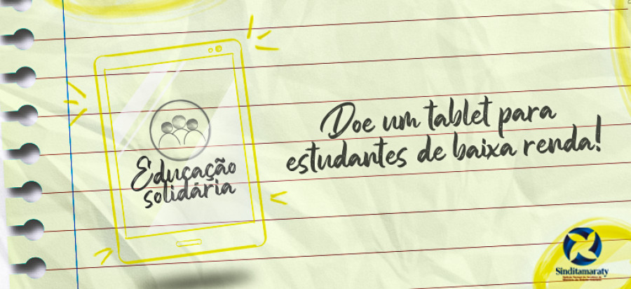 Educação: campanha apoiada pelo Sinditamaraty arrecada eletrônicos para alunos que precisam